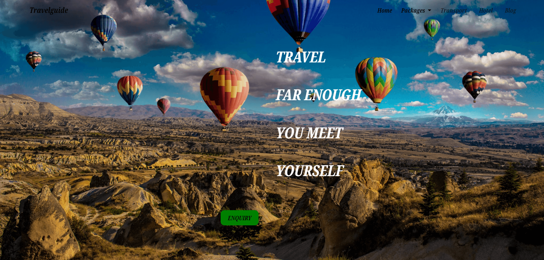 Travel Guide project