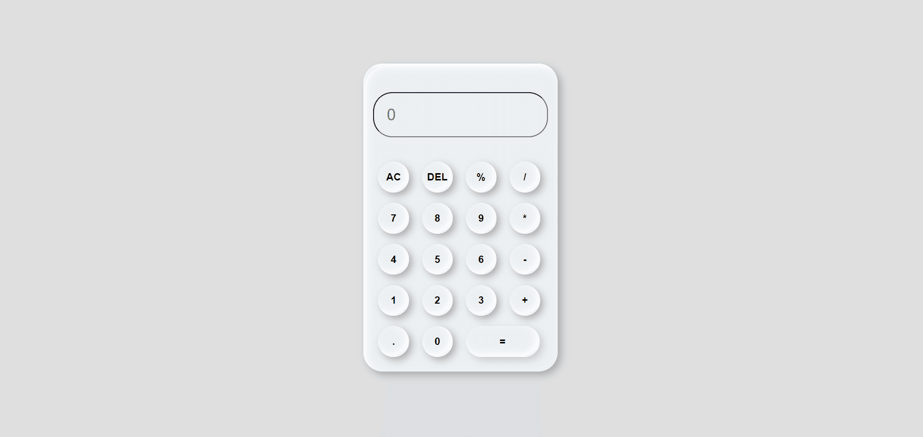Calculator project